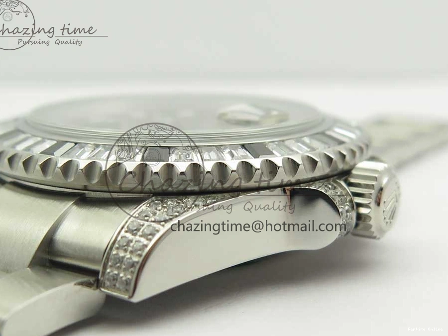 0504 GoAnywhere Submariner Black Diamond Bezel SS GSF Best Edition Black Dial On SS Bracelet A 3270